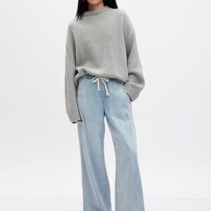 Gap Women’s High Rise Wide-Leg Pull-On Jeans